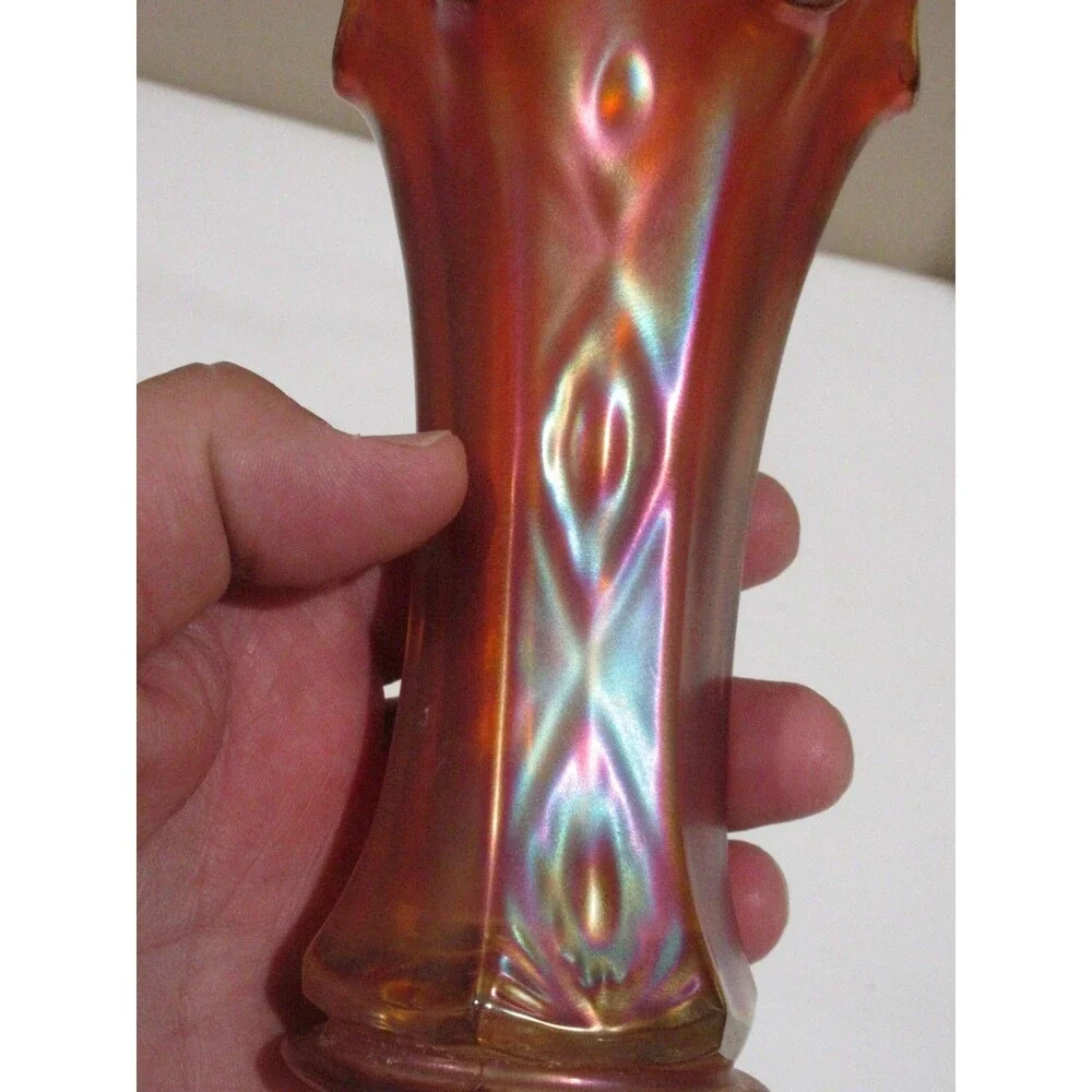 Fenton Marigold Carnival Vase